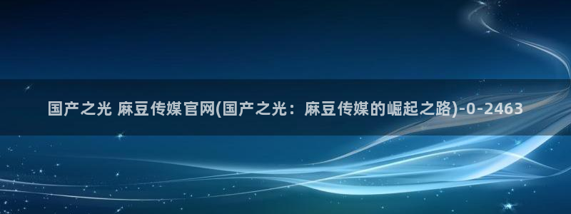 9 1麻豆传媒官网